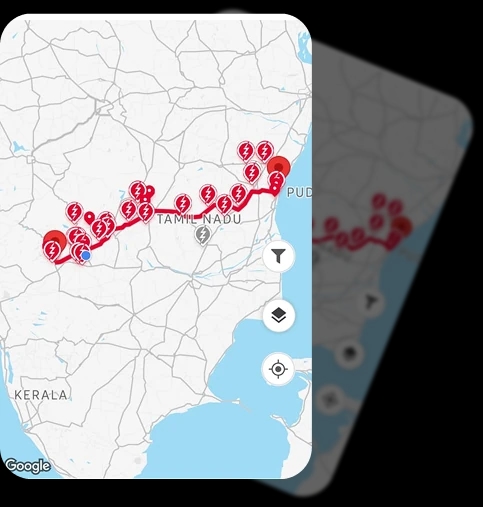 Zeon Charging Mobile App Smart Trip Planner